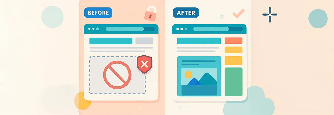 Ensuring Website Content Displays Reliably Despite Ad-Blocking Software