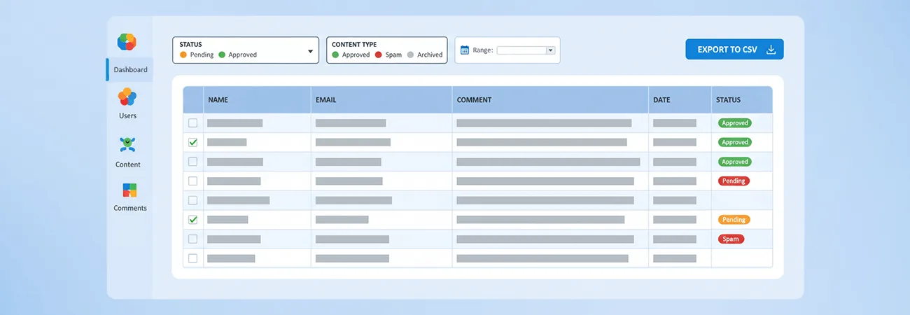Exporting Comments Made Easy: A Custom Sitefinity Backend Widget with Kendo UI