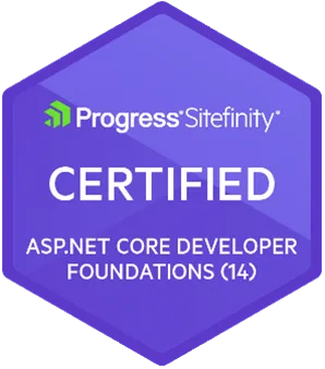 Progress Sitefinity Certified ASP.NET Core Developer