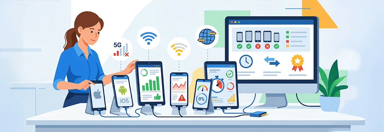Maximizing Mobile App Reliability with Real-Device Testing