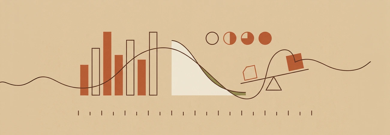 Geometric bars, filling circles and a balance beam tied together by a single flowing line