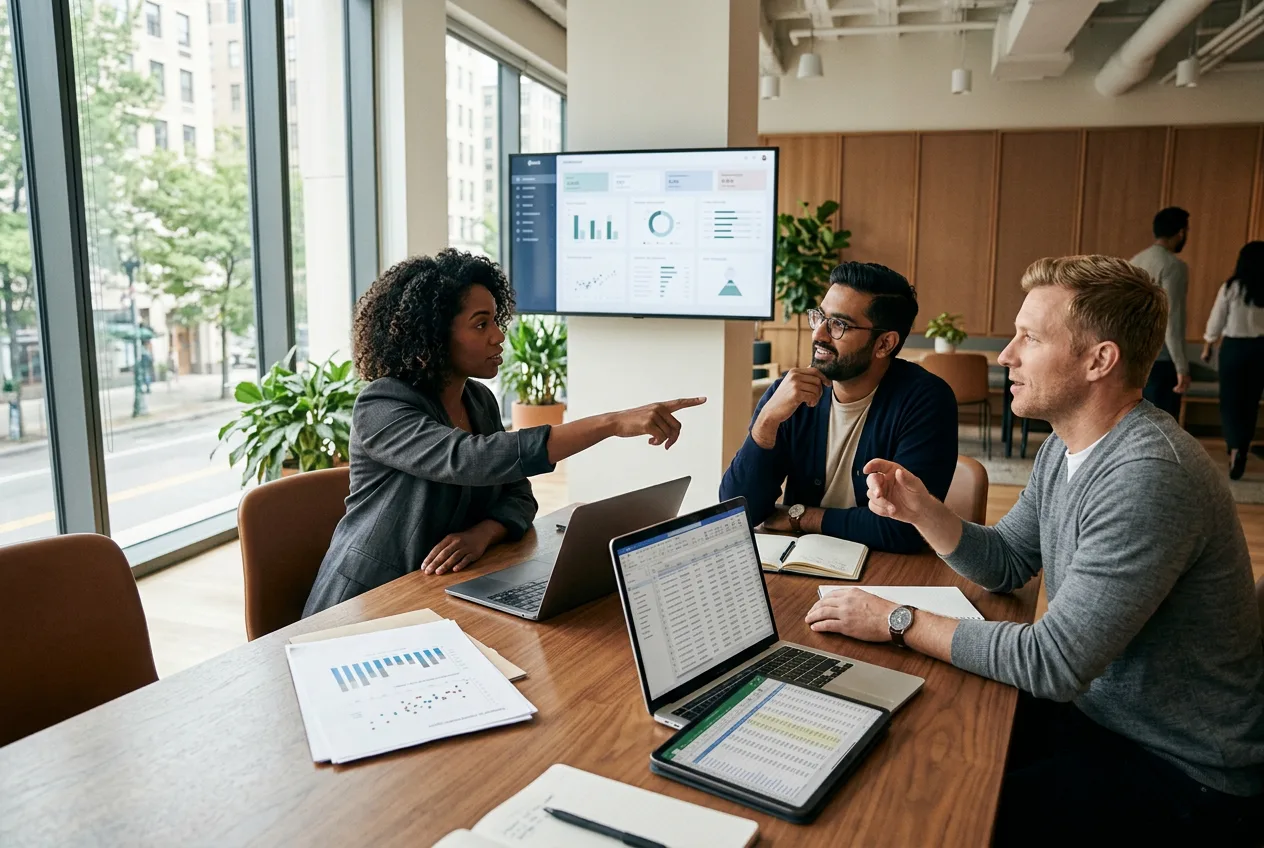 A leadership team recognizing that better data is a competitive advantage