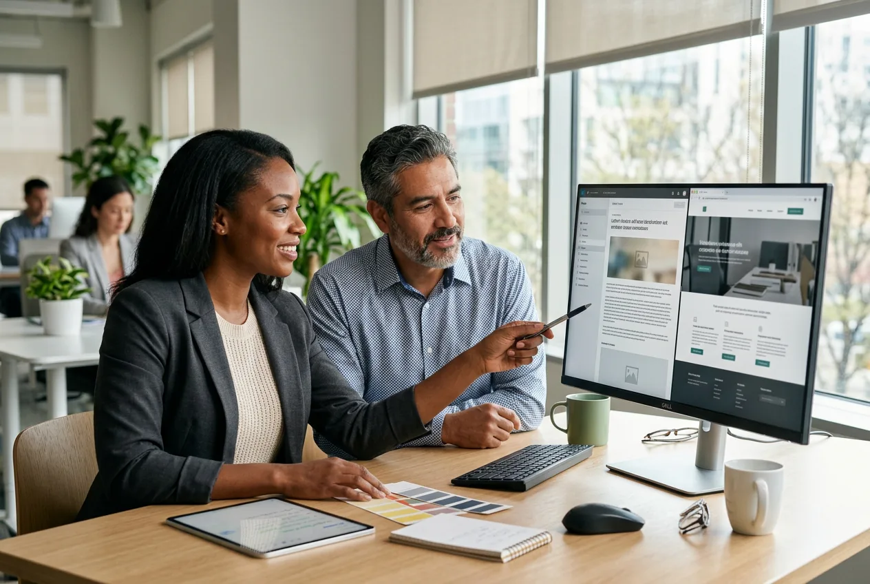 Sitefinity CMS and modern corporate website